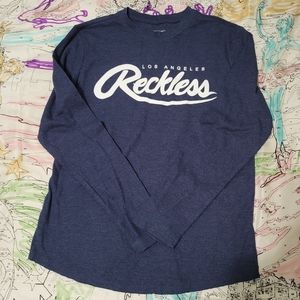 NWOT Young & Reckless Long Sleeve Shirt